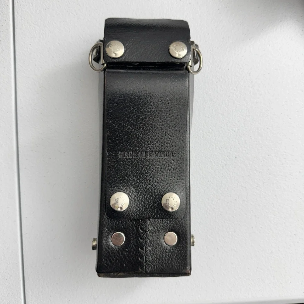 Midland Leather Radio Holster Large Duty Belt D-Ring Black